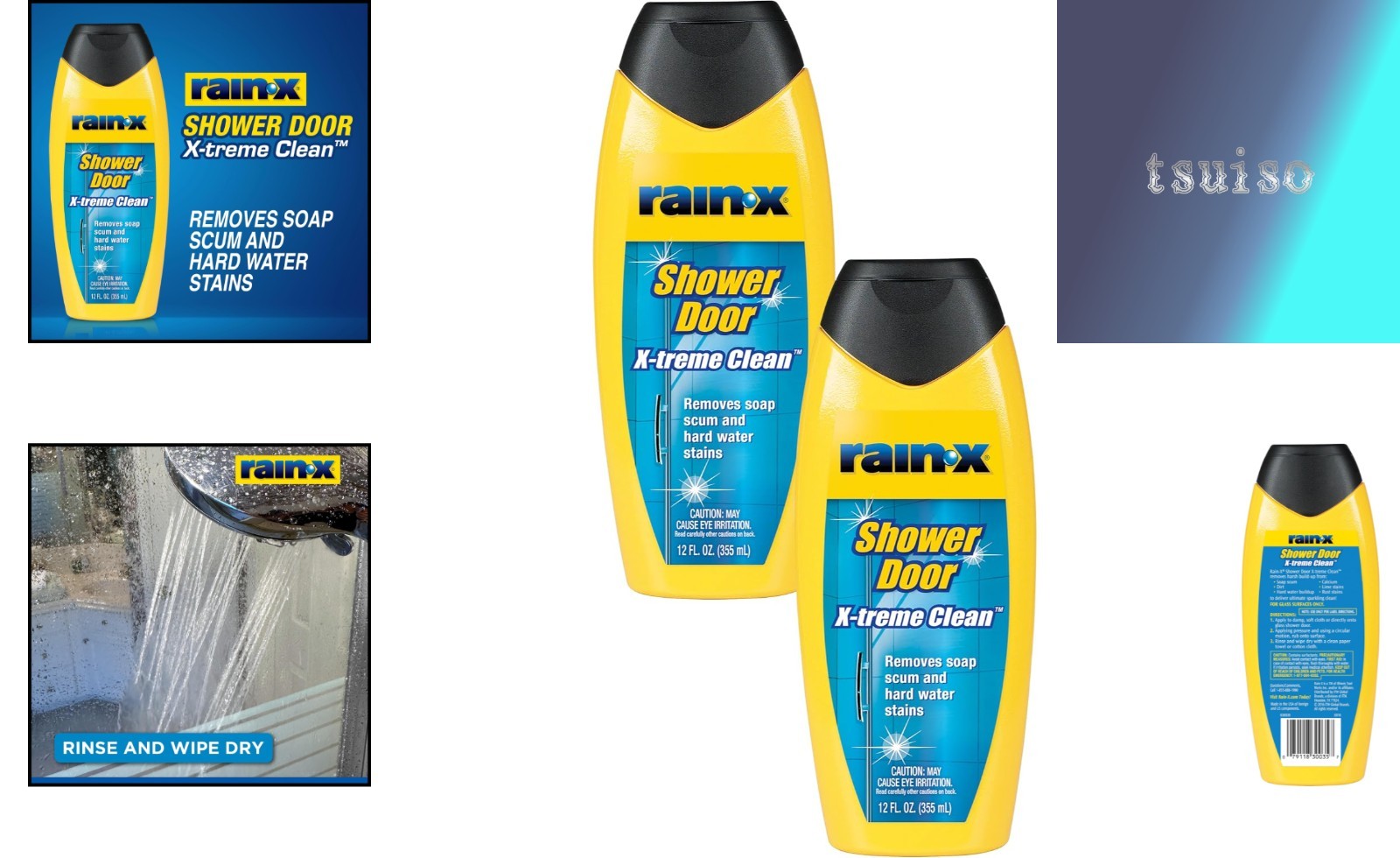 No-Scrub X-Treme Clean Shower Door Cleaner 12 Fl Oz (Pack of 2) – Sparkle