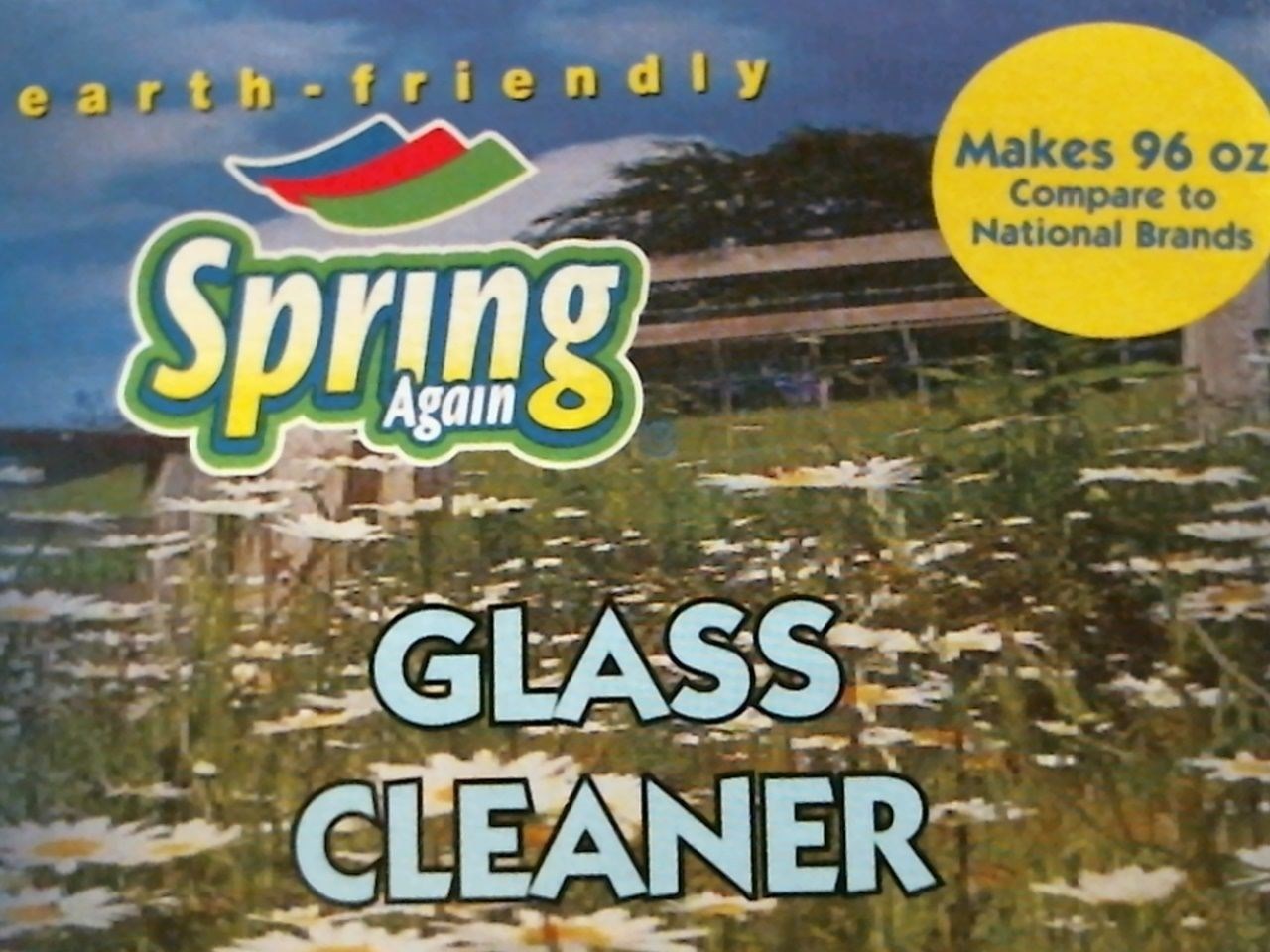 Spring Again 00204 Glass Cleaner, USE YOUR OWN BOTTLE, Lot of 2, FREE SHIPPING