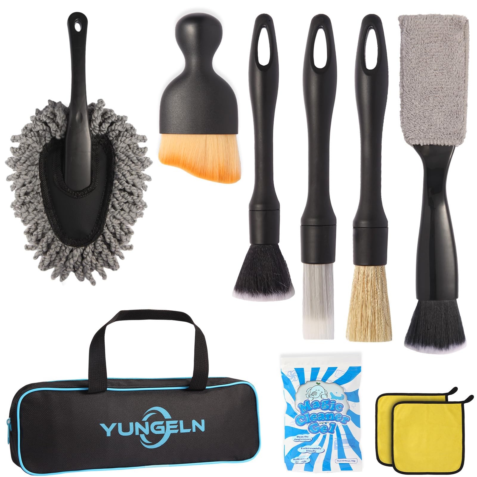 Car Detailing Brush Kit with Detail Brushes,Car Interior Detailing Brushe,Car…