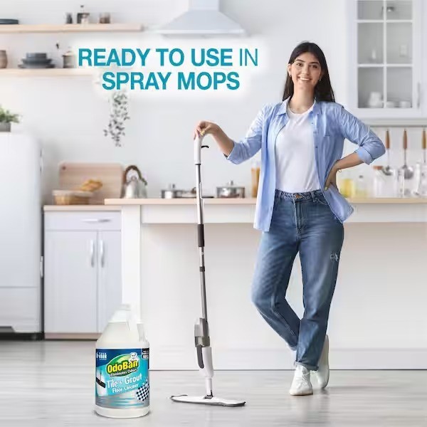 OdoBan 1 Gal. Tile& Grout Floor Cleaner (Ready-to-Use) tough soils, dirt grime