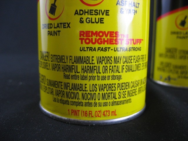 (3) Goof Off Professional Remover 16oz each, Latex Paint & Adhesive, NEW