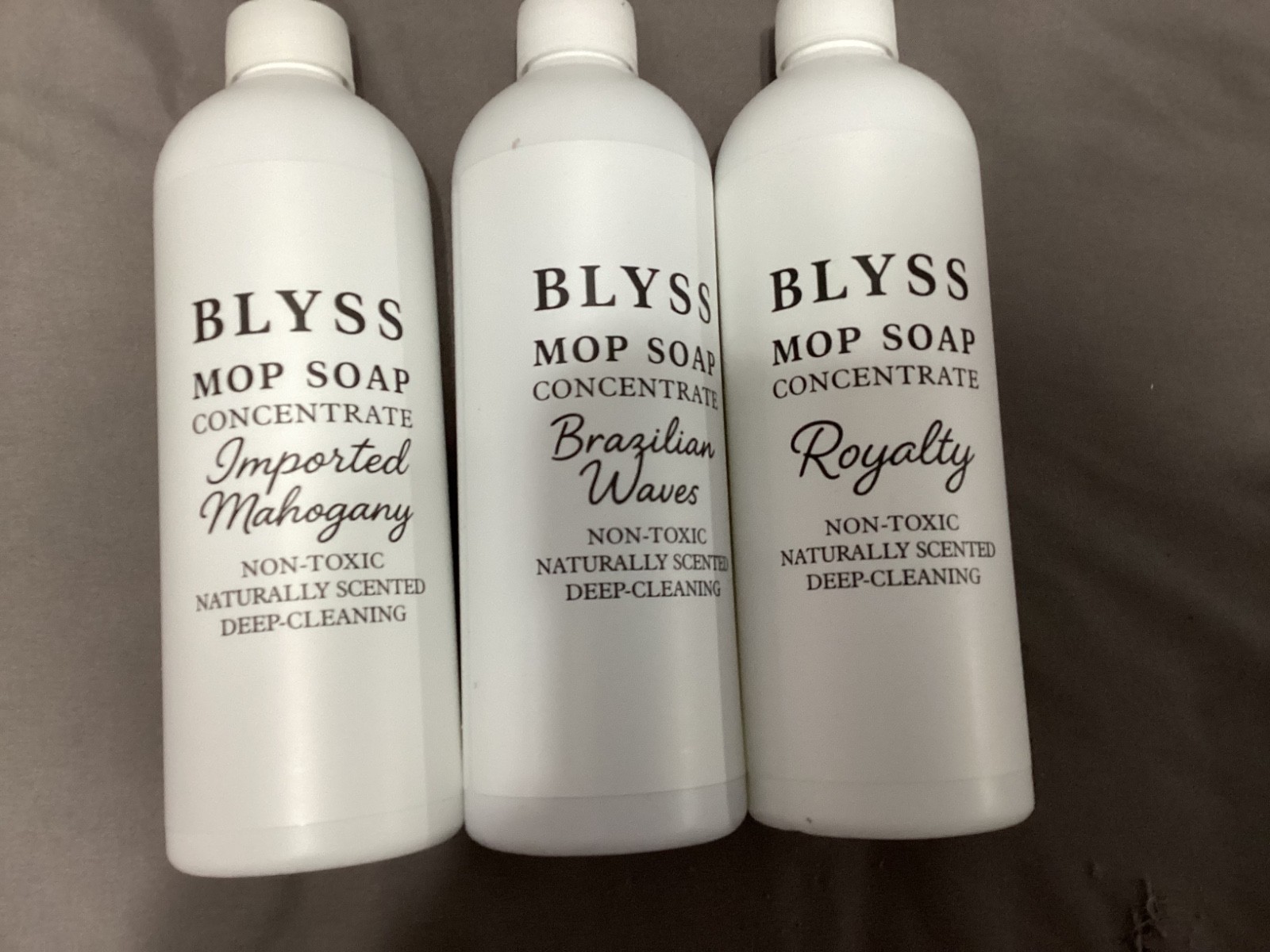 Blyss Mop Soap Concentrate Assortment Bottles (3)