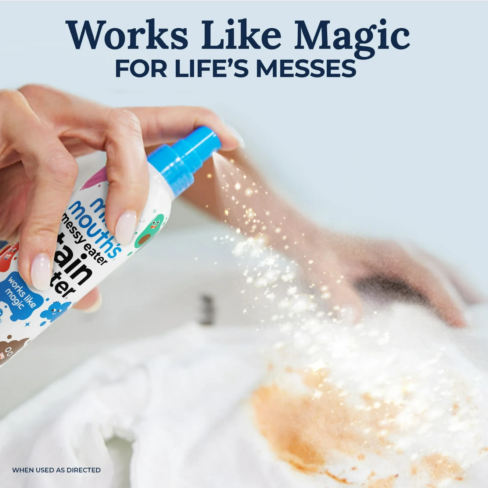 Miss Mouth’s Messy Eater Stain Treater Spray for Baby & Kids – 4 oz. 2 pk