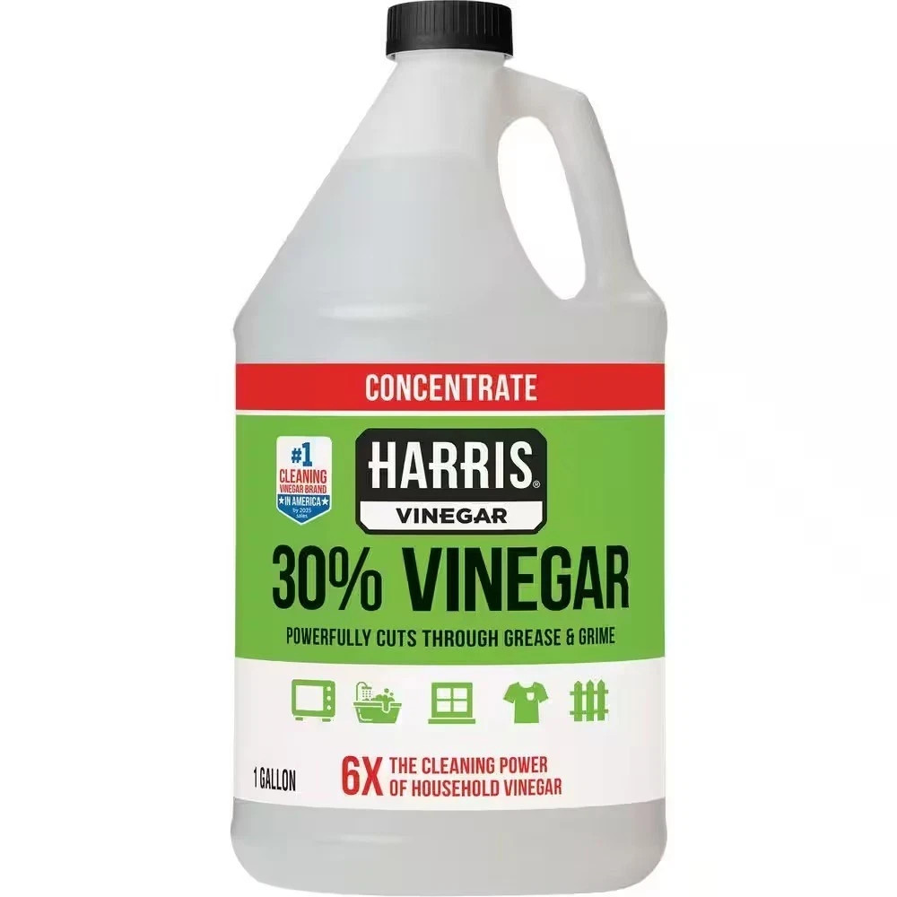 2 PACK- Harris 128 oz. 30%Cleaning VinegarAll PurposeConcentrateHouseholdVinegar