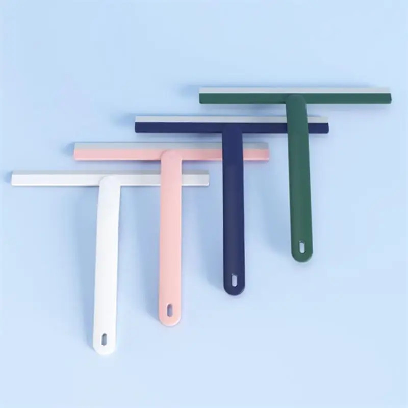 1Pc Shower Squeegee Cleaner Durable Silicone Blade for Water Removal on Glass fo