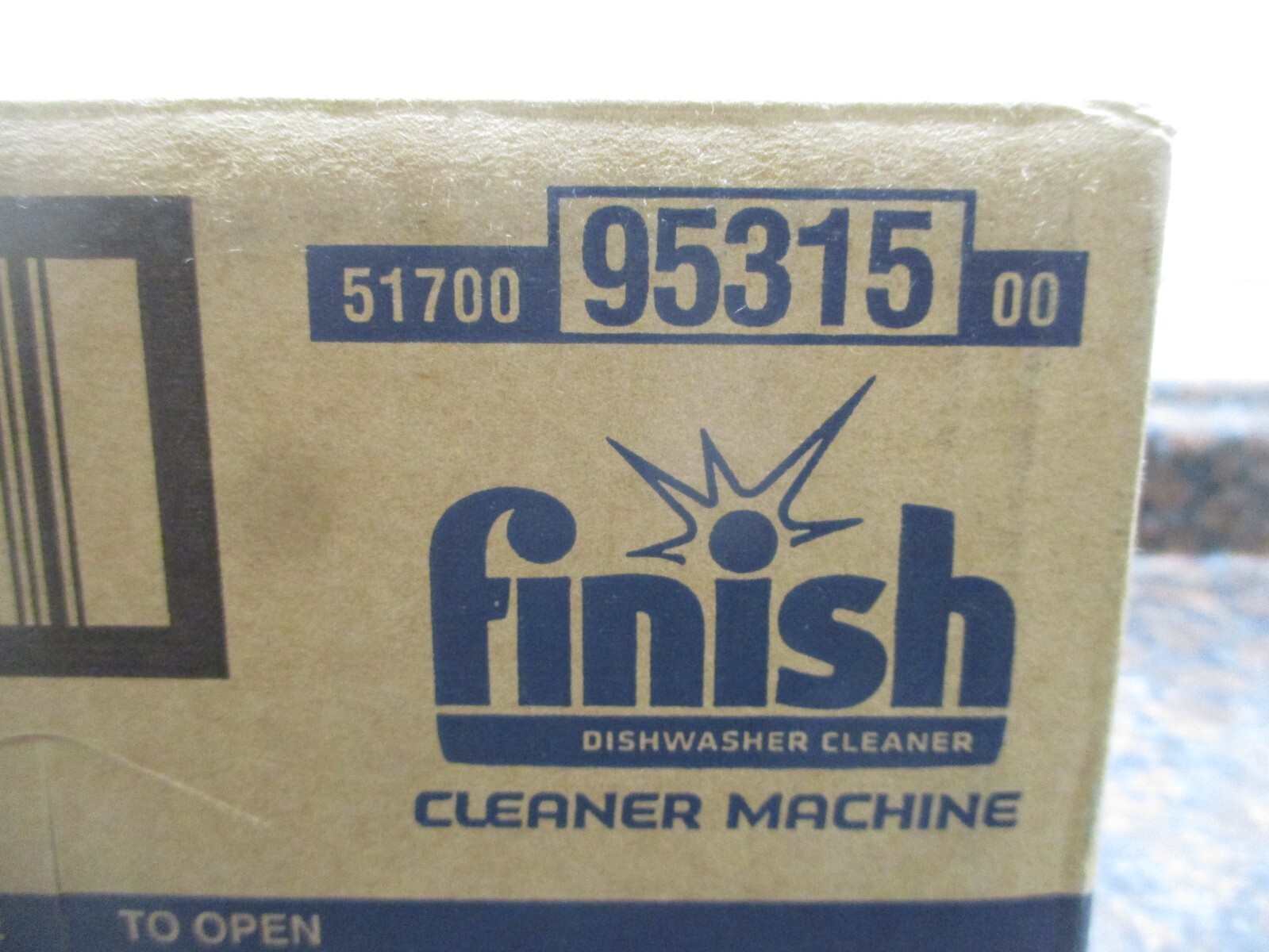 CASE OF 6 X 8.45 FL.OZ FINISH DISHWASHER CLEANER 95315 83113458 FREE SHIPPING