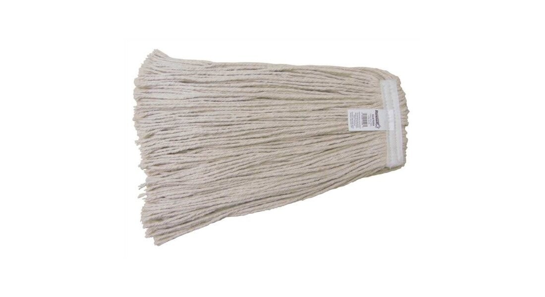 24 oz. 4-Ply, 1 in. Headband Natural Cotton Cut End Mop Head OFF WHITE – pack of