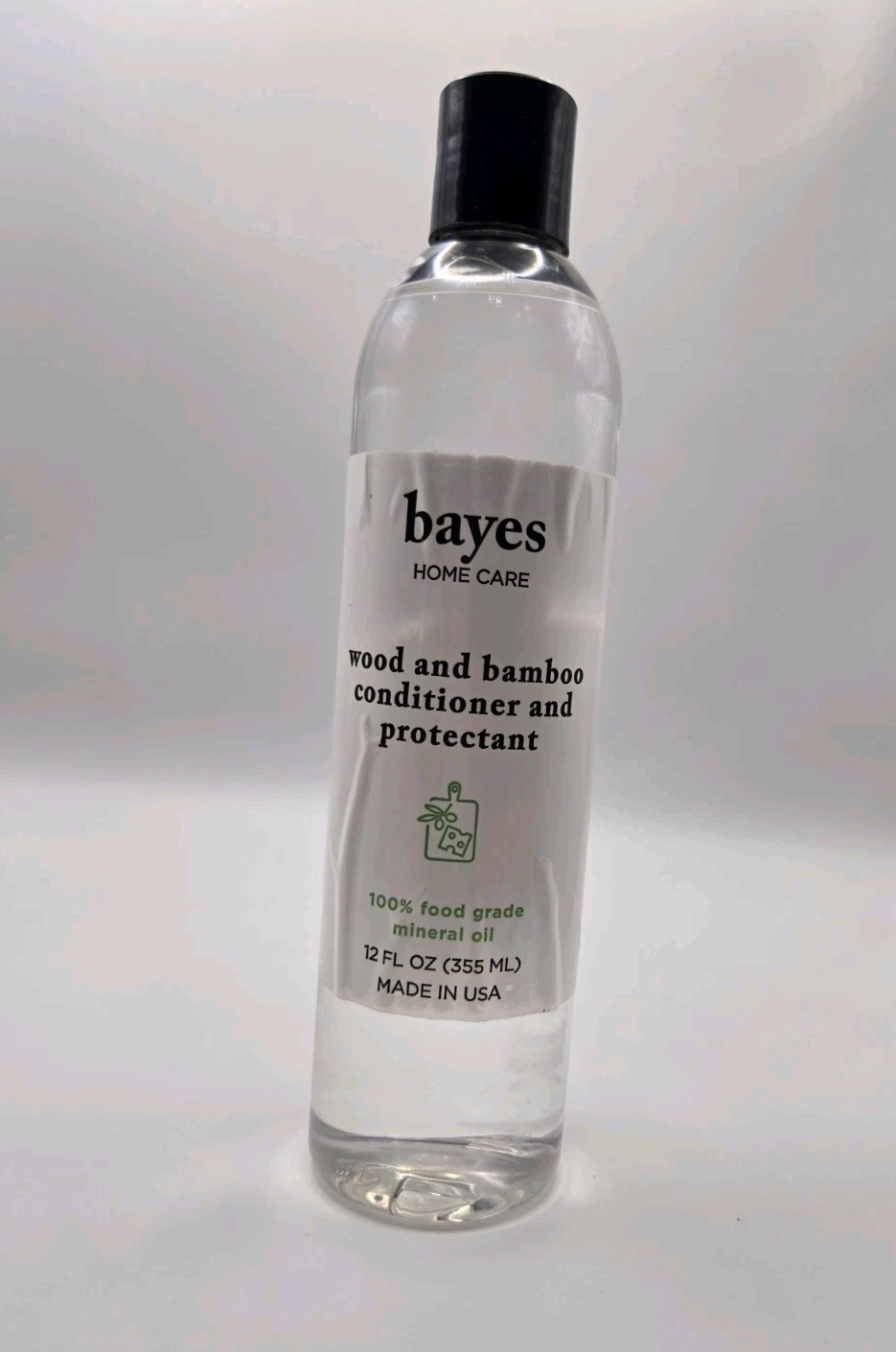 Bayes Mineral Oil Wood & Bamboo Conditioner and Protectant 12 FL. OZ