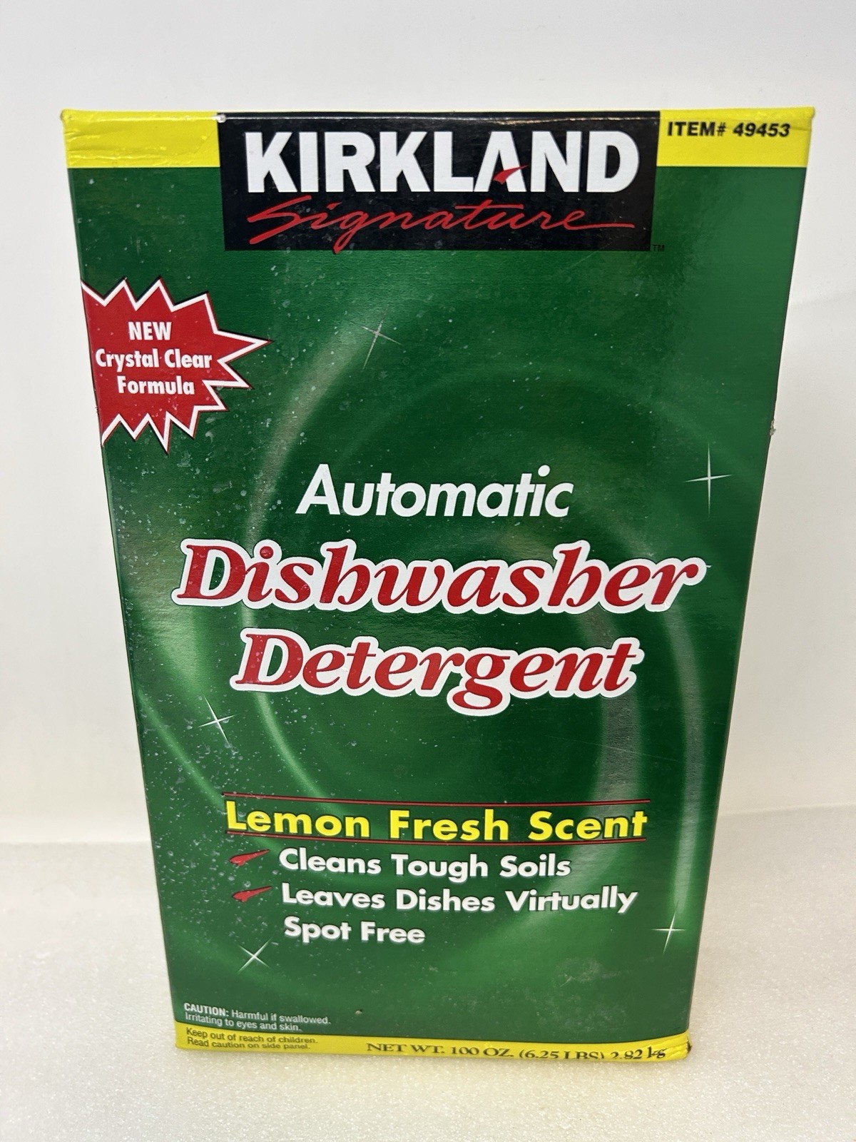 Kirkland Automatic Dishwasher Detergent 100oz Lemon Scent DISCONTINUED