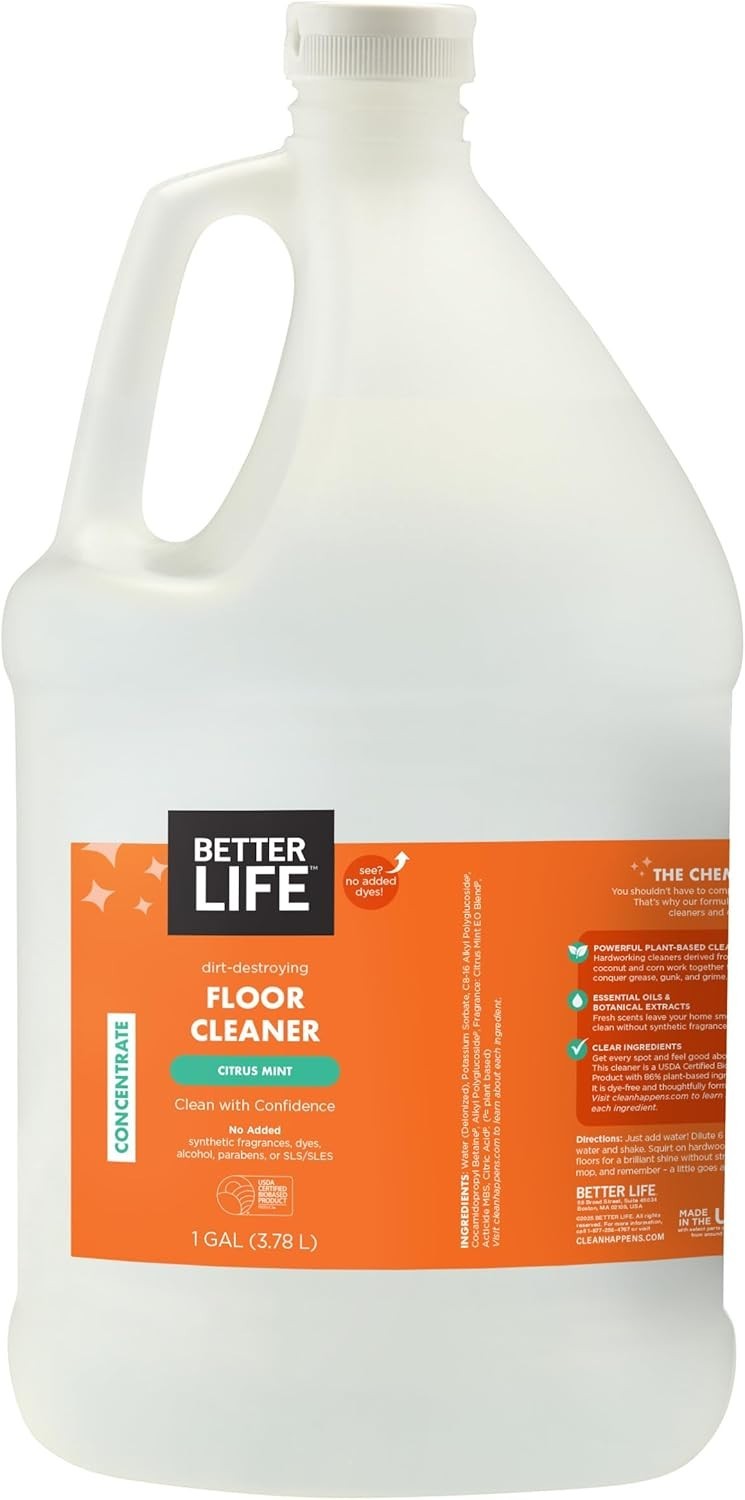 Concentrated Liquid Cleaner for Hardwood, Tile, and Vinyl with Streak-Free Shine