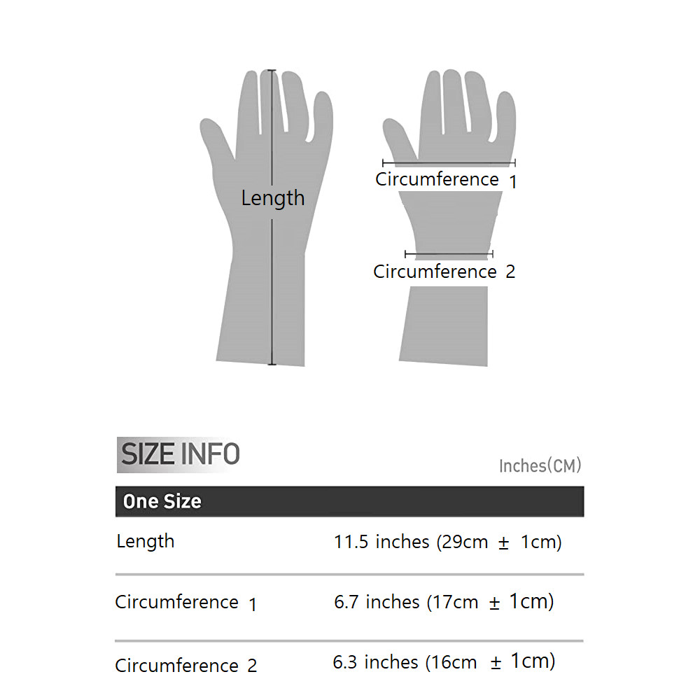 Kids Reusable Multipurpose Waterproof Hand Protection Latex Dish Rubber Gloves