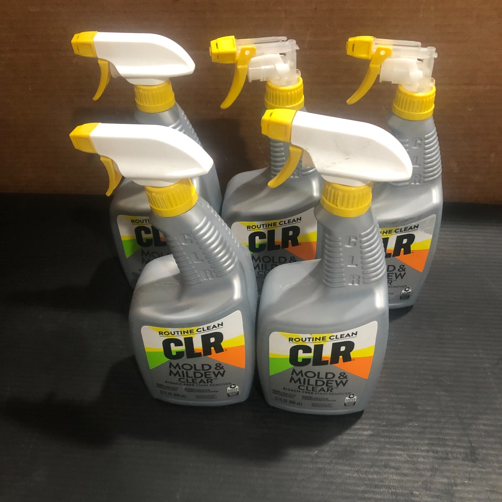 (5 PK) CLR Mold and Mildew Clear Bleach-Free Foaming Stain Remover Spray-32 Oz.
