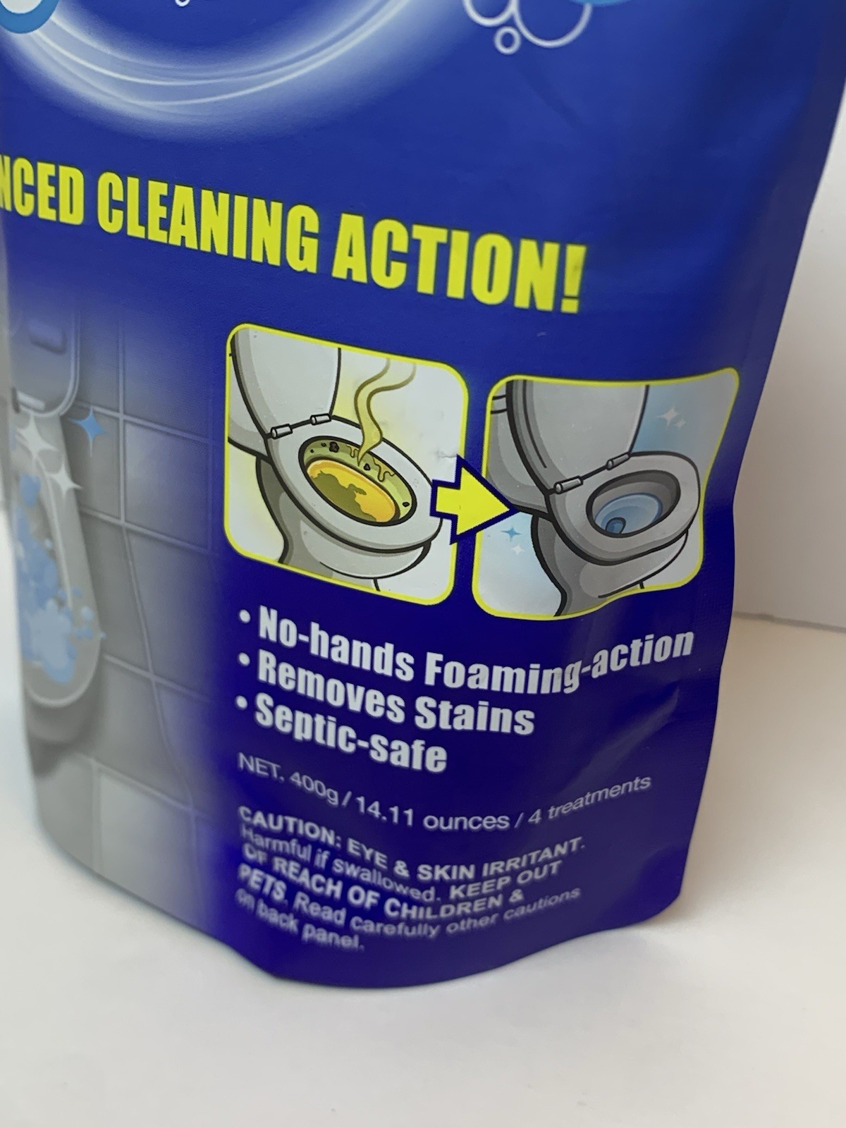 LOT Splash Toilet Cleaner Foaming Dissolve Septic Safe 400g + Cleaning Tablets