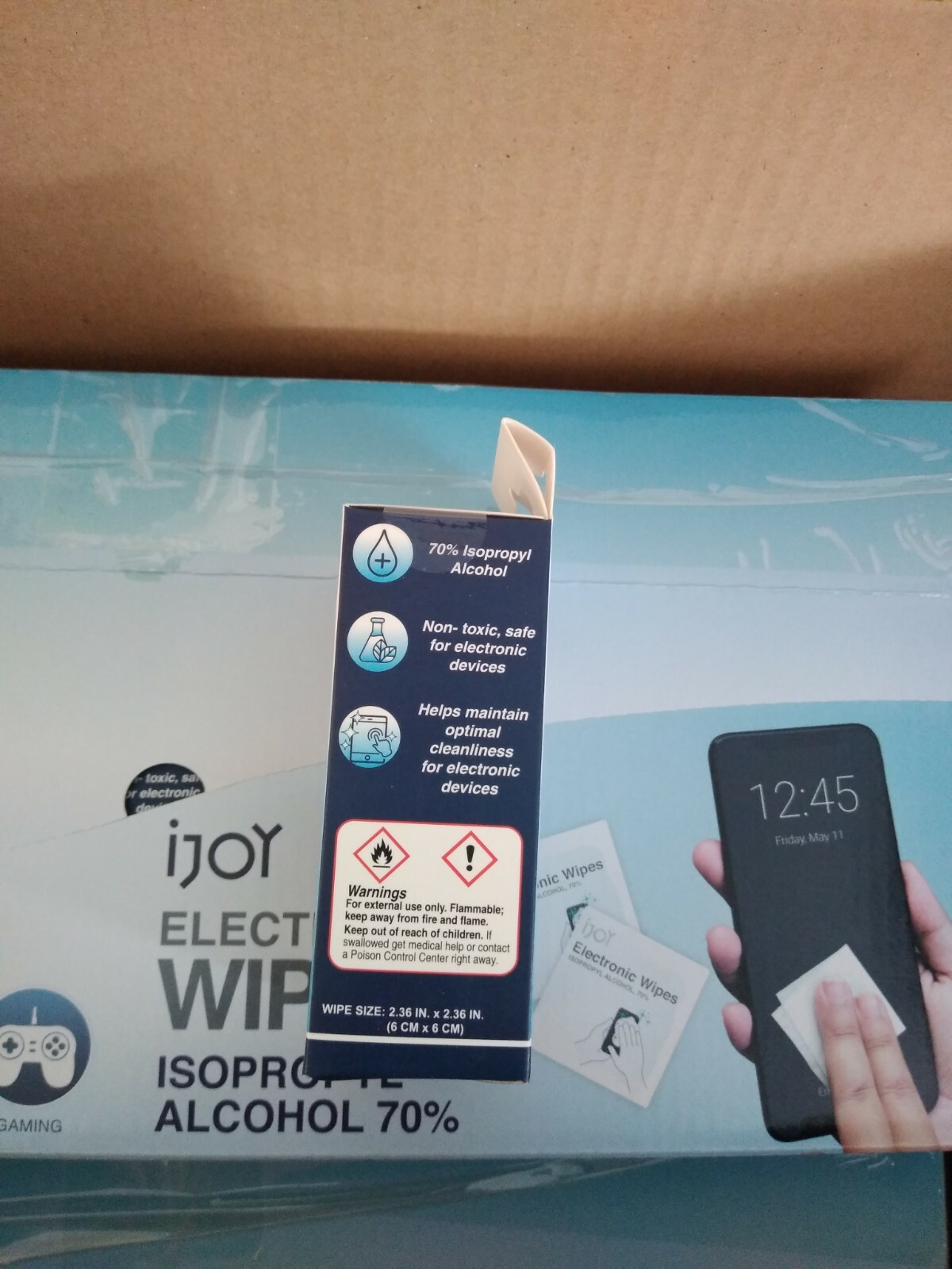 lot of ten IJOY Electronic Wipes 1 Pack 50 Wipes