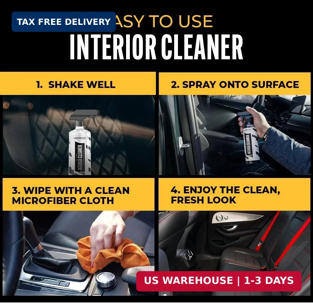 Legendary Interior Cleaner 16oz – All Purpose Interior Detailer & Carpet Cleaner