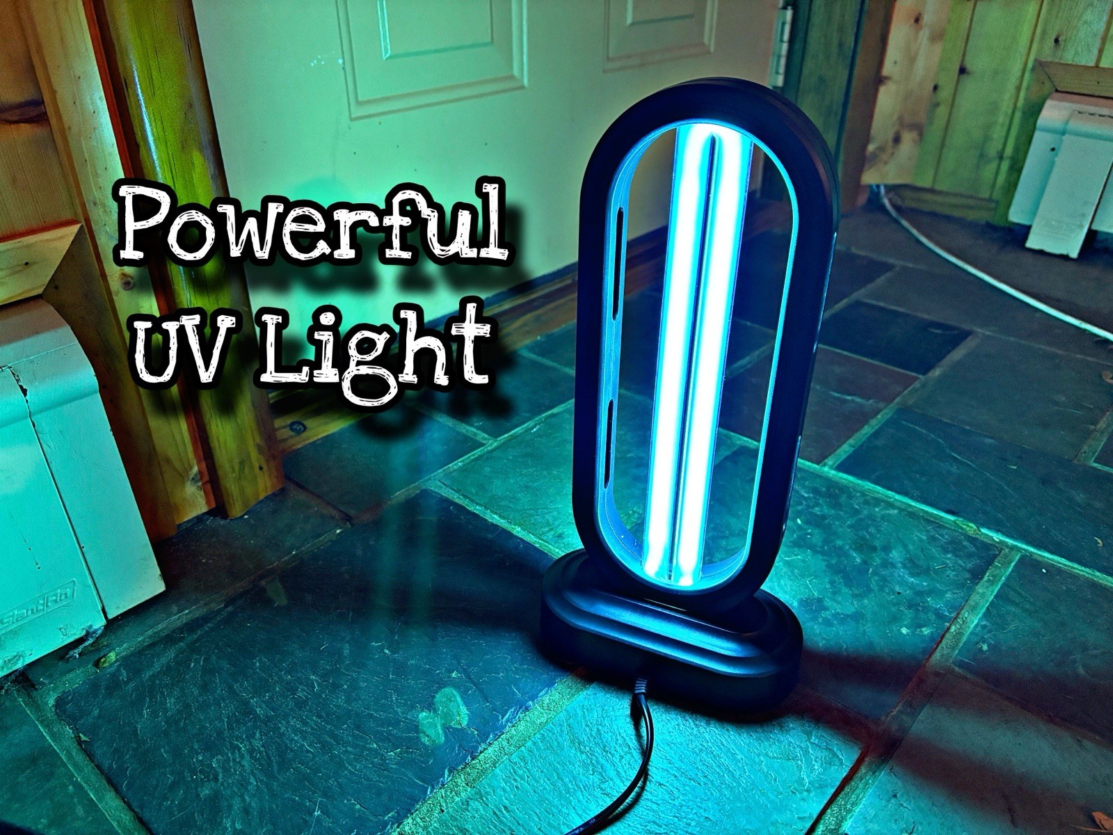 Swissker By Swissklip HaloUV UV-C Light Home Disinfection + Remote Open Box NEW