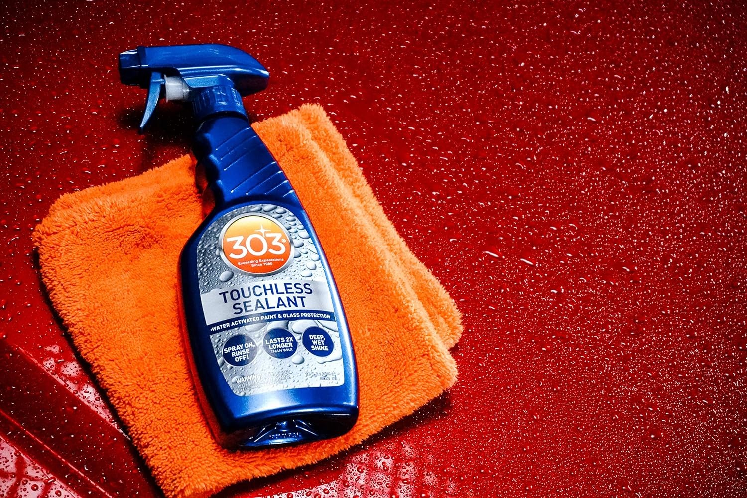 Touchless Sealant SiO2 Technology Water Activated Paint & Glass Protection Spray