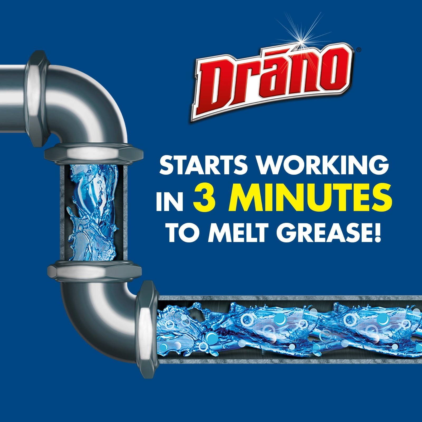 Drano Commercial Line 17.6 oz. Kitchen Granules Clog Remover
