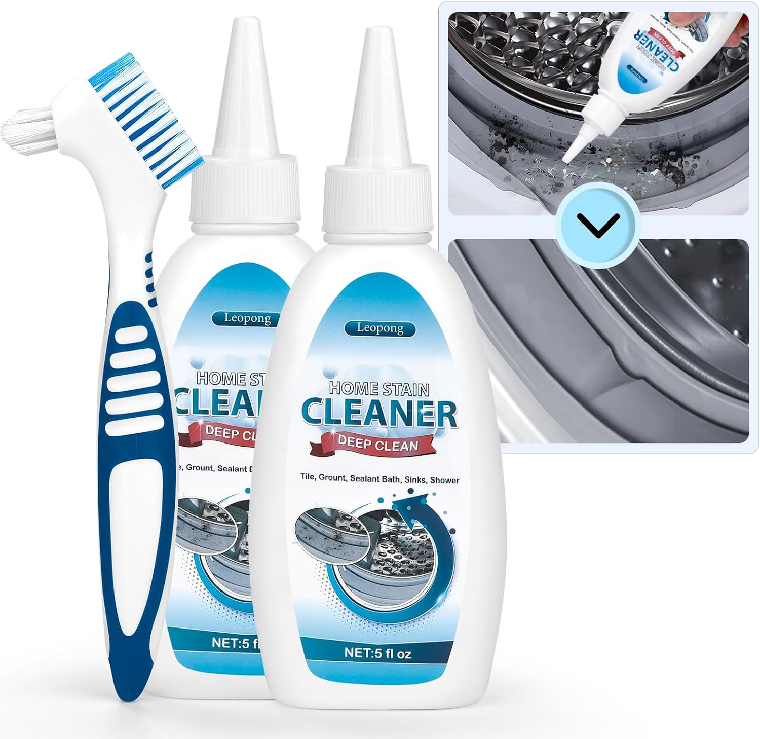 Home Cleaner Gel, Cleaner for Washing Machine, Refrigerator Strips, Household Sh