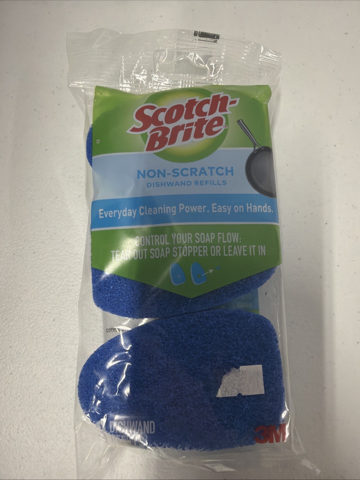 Scotch-Brite Non-Scratch Dishwand Refill: 3-pack (Blue)