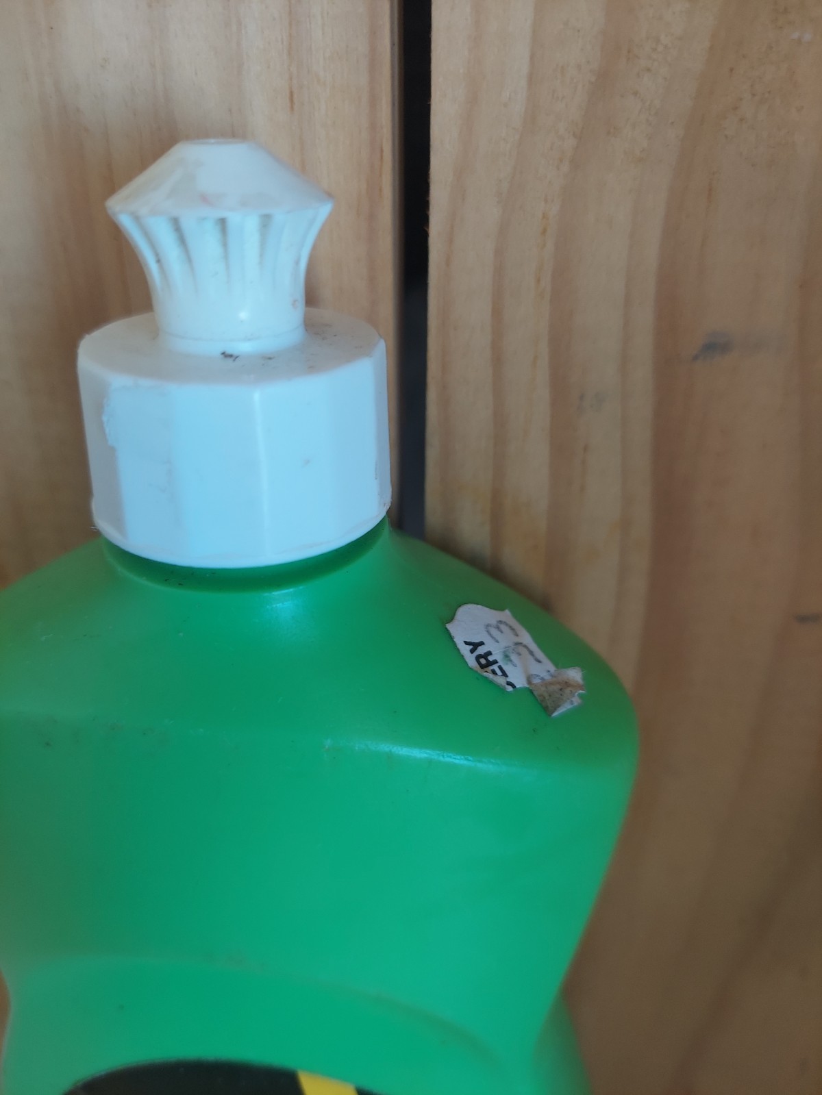 Vintage PERK CLEANER LINOLEUM NO WAX FLOORS Bottle almost full