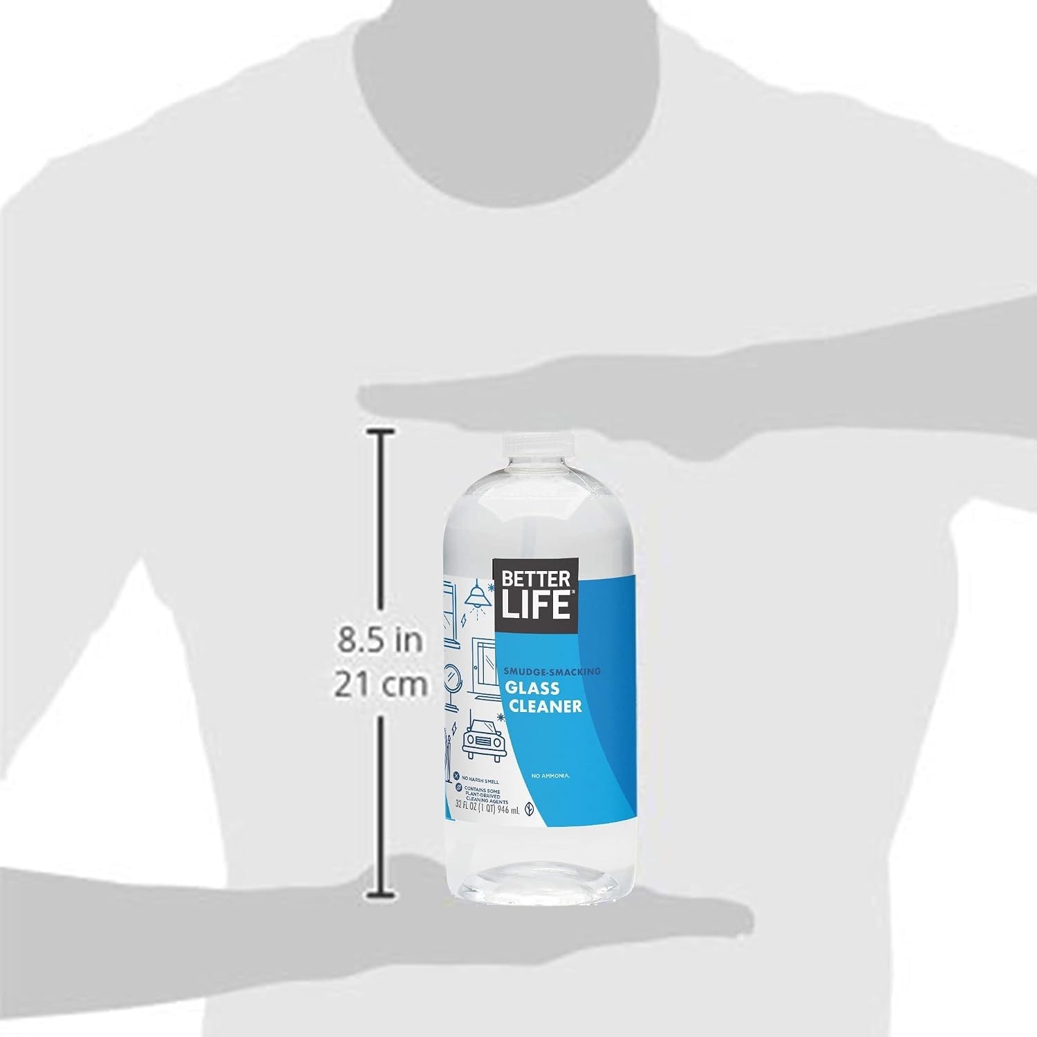 Glass Cleaner, Streak-free Window Cleaner, Surface Cleaning Spray, Mirror, Sc…