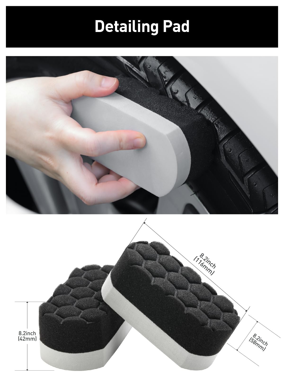 7PCS Car Wheel Cleaning Pro Kit, Tire Brush, Soft-bristled Rim Brush, Microfi…