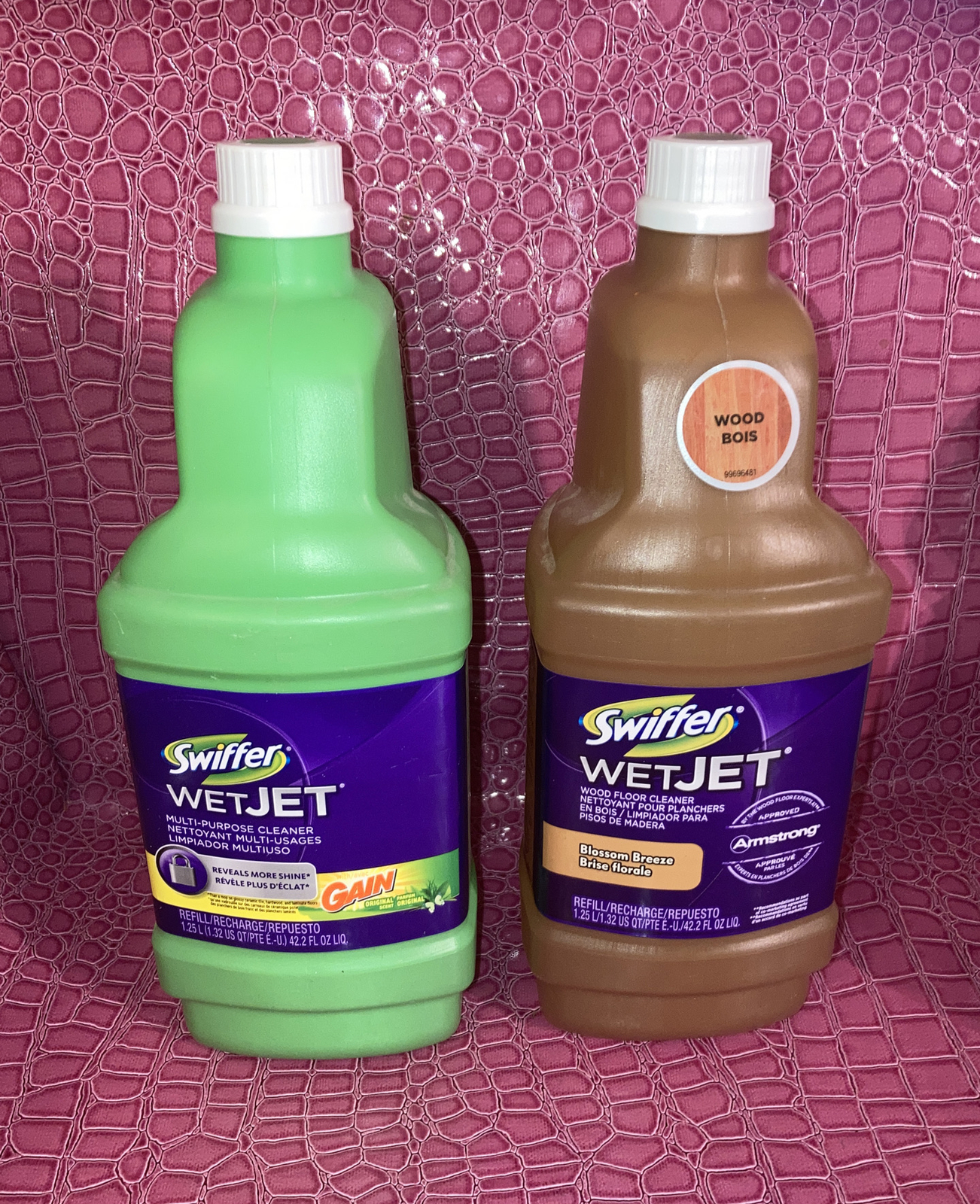 Swiffer Wet Jet 1-Hardwood Blossom Breeze & 1- Multi-Purpose Cleaner 1.25L Each
