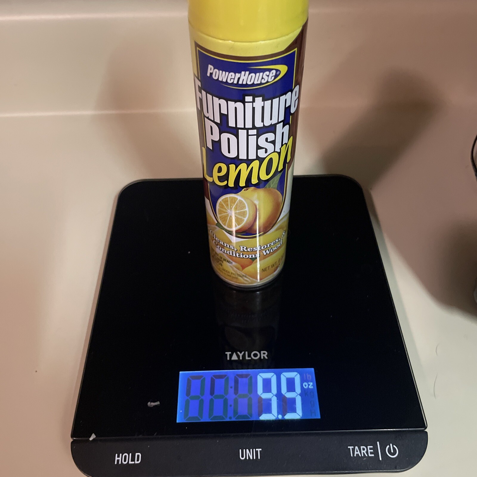 PowerHouse Lemon Furniture Polish, 9 oz, Aerosol (1 EACH)