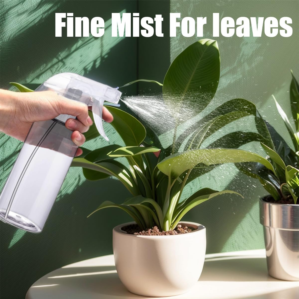 Spray Bottles – 16.9oz/2Pack – Premium Adjustable Spray Bottles for Cleaning – N