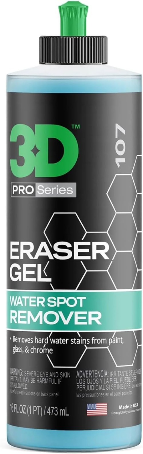 Eraser Gel Water Spot Remover – Acidic Gel Formula for Hard Water Spots & Min…