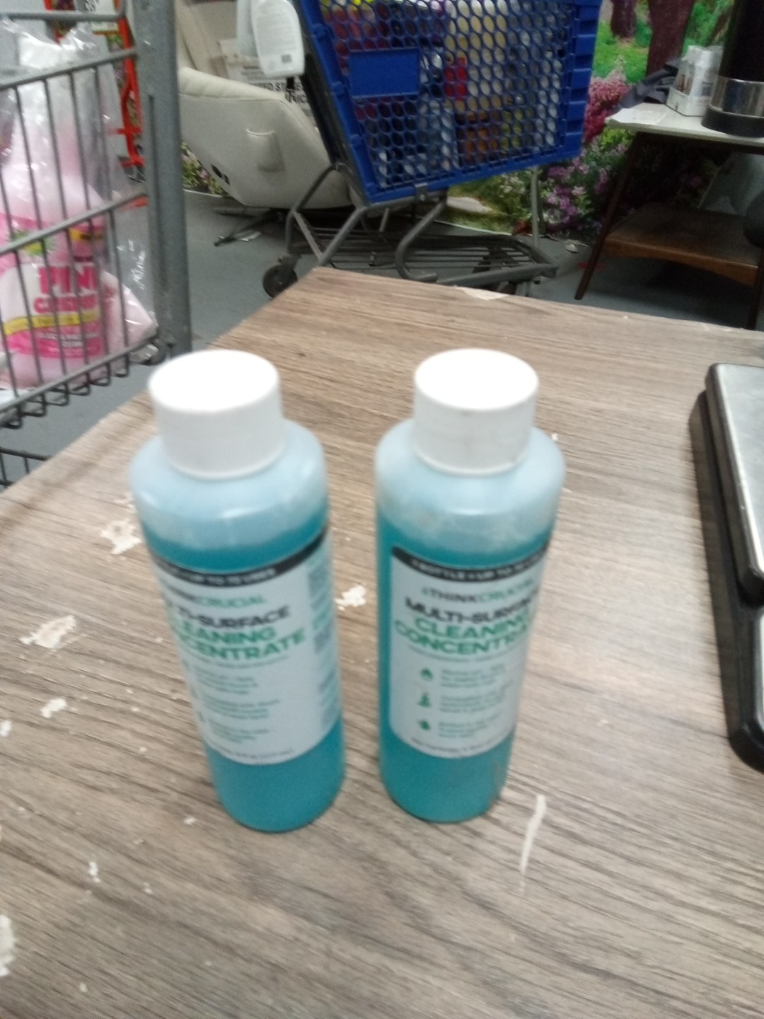 2 Pkg Thinkcrucial Multi Siurface Cleaning Concentrate 6 Fl Oz 471 Dt