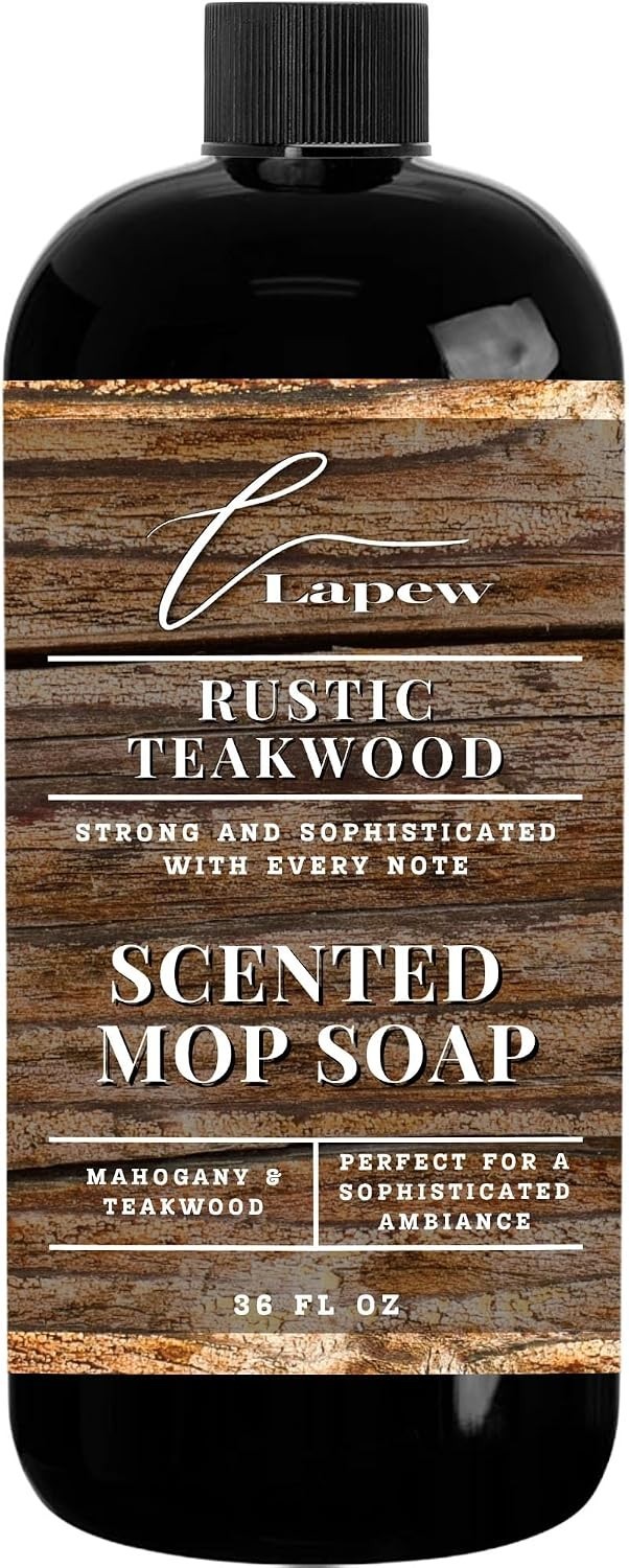 Rustic Teakwood Scented Mop Soap – Luxury Cleaner for Streak-Free Hard Floors