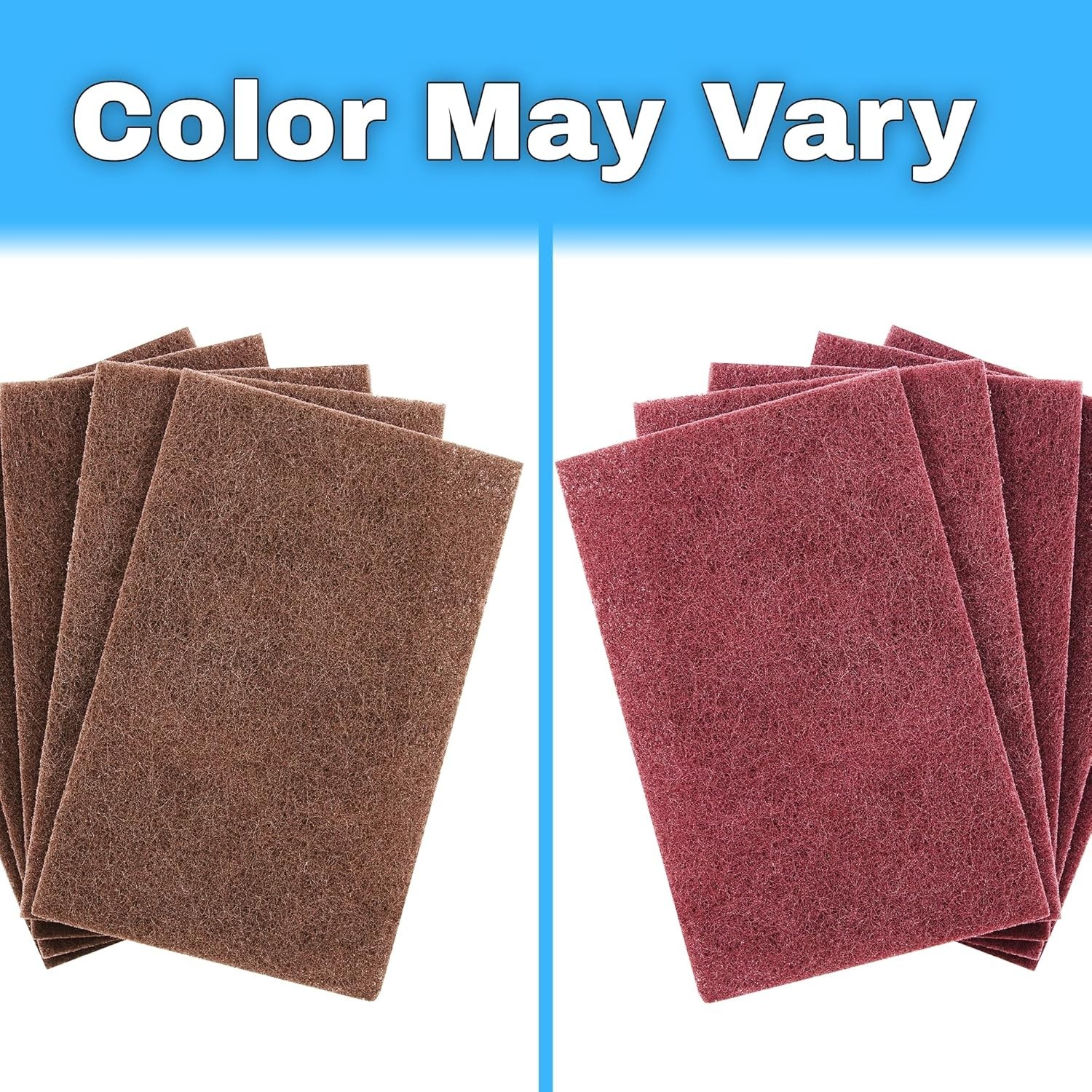5CTHeavy Duty XL Brown Scouring Pad 6″ x 9″ Large Multipurpose Nylon Steel Pot