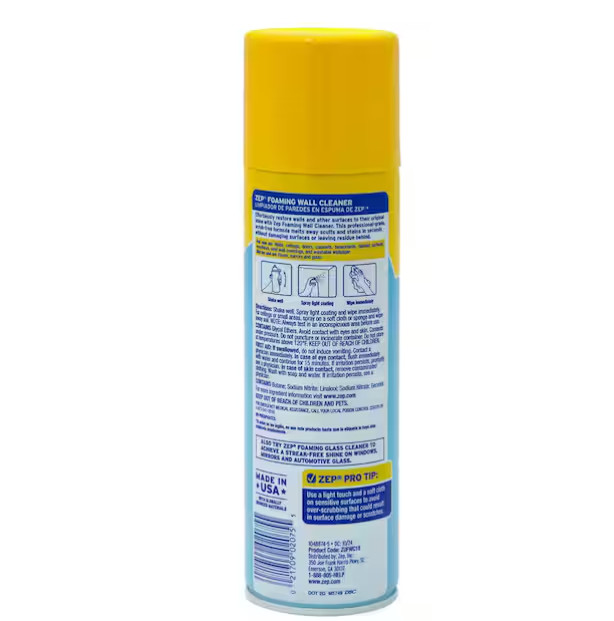 Zep Foaming Wall Cleaner 18 -fl oz Non-Scented Foam All-Purpose Cleaner