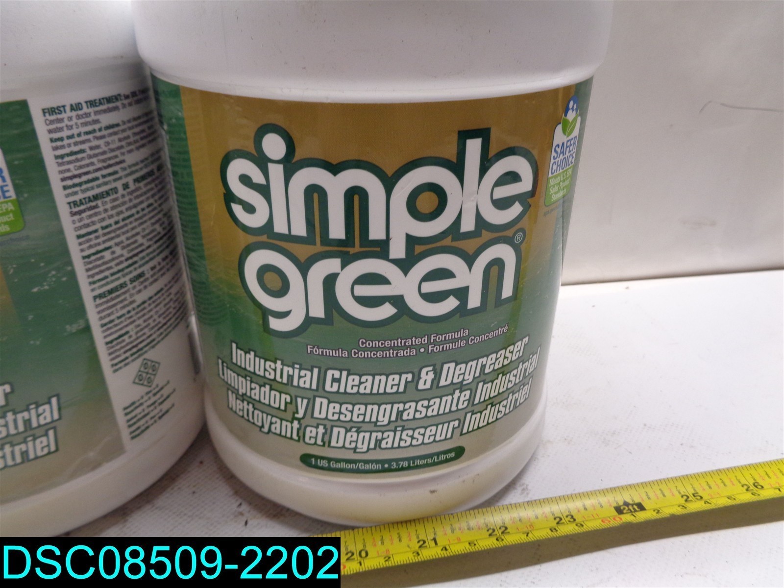 QTY=2 Gal:(2x1Gal) Simple Green Industrial Cleaner&Degreaser Concen 043318000003