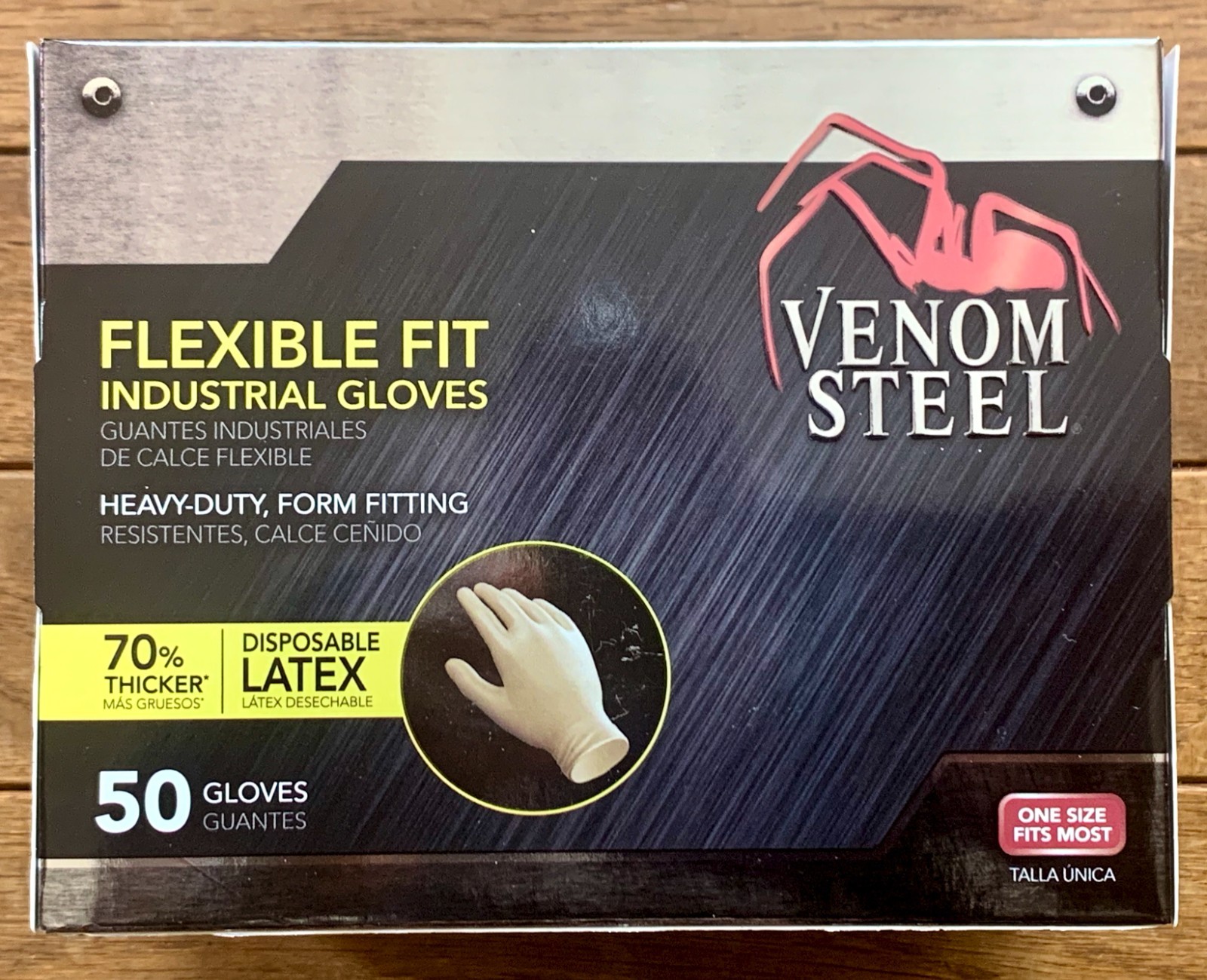 VENOM STEEL HEAVY DUTY INDUSTRIAL GLOVES 50 FORM FITTING GLOVES FREE SHIPPING!