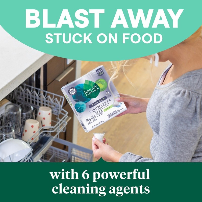 Power Plus Dishwasher Packs 15 Count Biodegradable Grease Fighting Citrus Pods