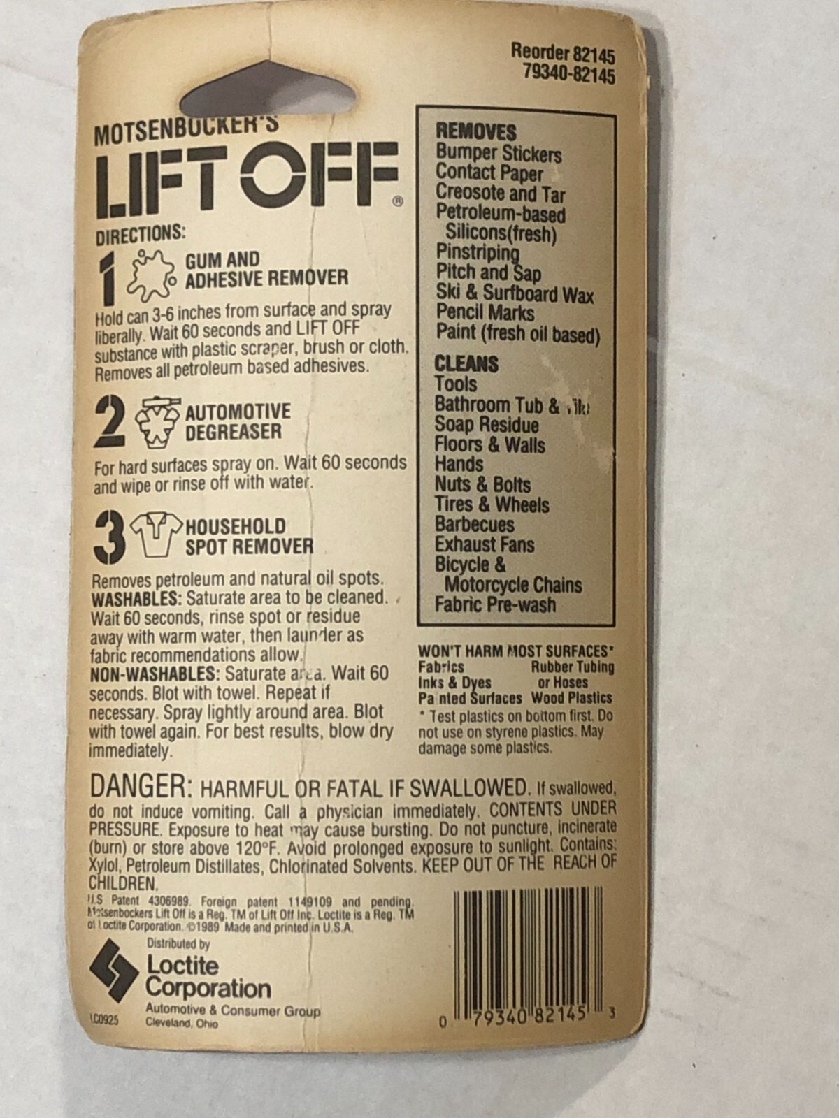 Motsenbocker’s Lift Off 123 3 Cleaners in 1 Removes Gum Stickers Stains 1 oz