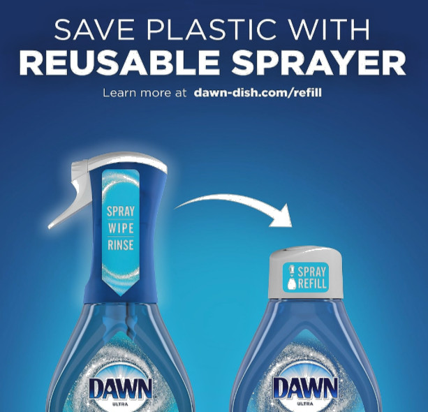 Spray, Wipe, Wow | Dawn Platinum Powerwash Dish Soap Spray Bundle Fresh Scent