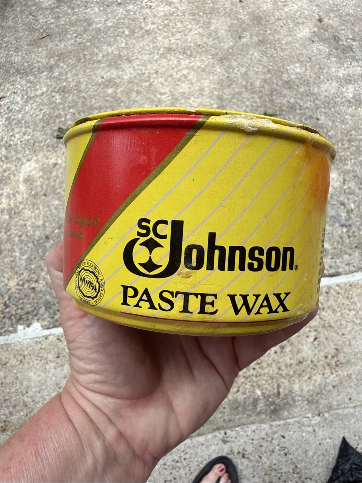 SC Johnson Wood Paste Wax 16 Oz PARTLY USED 1998 Original Formula
