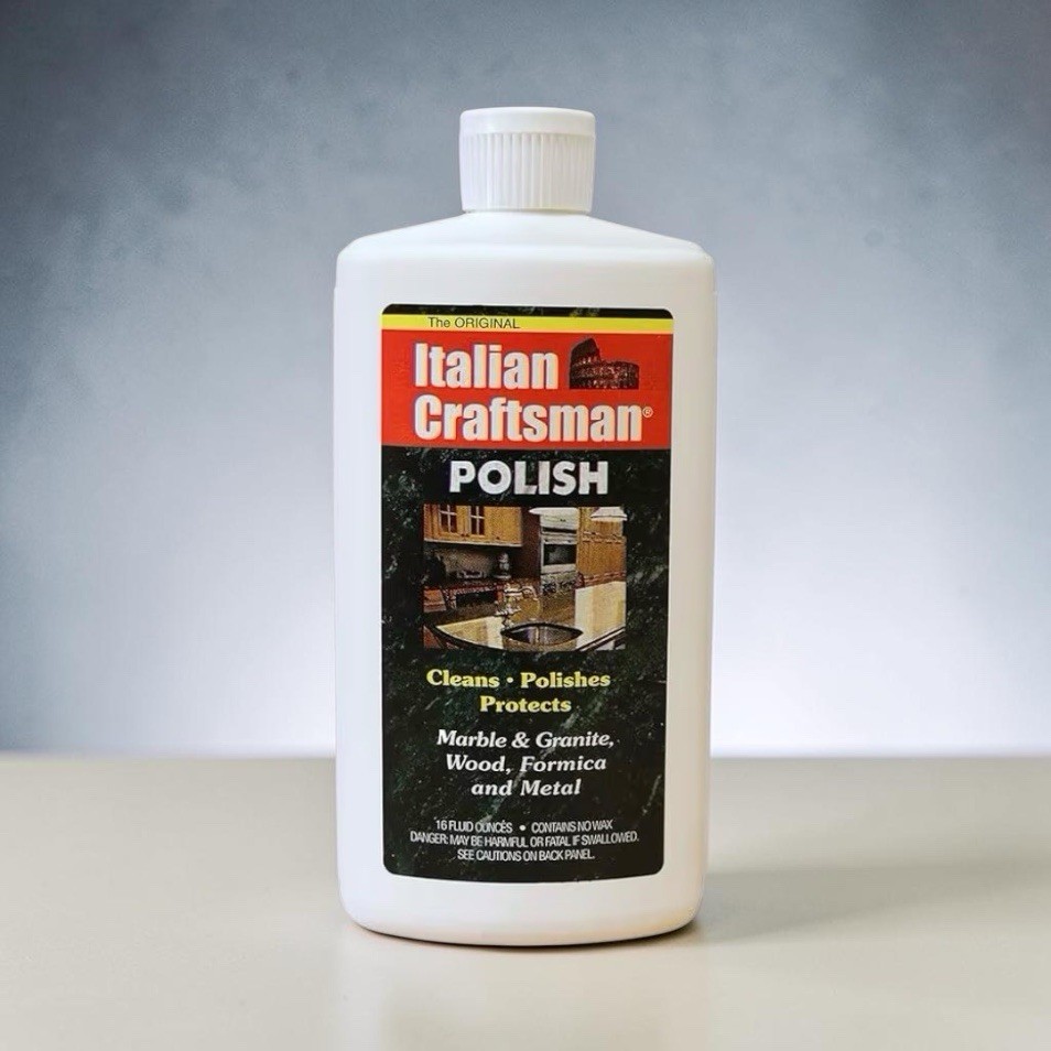 New Italian Craftsman Polish Multi Surface Granite & Marble Polish, 16 Fl. Oz.