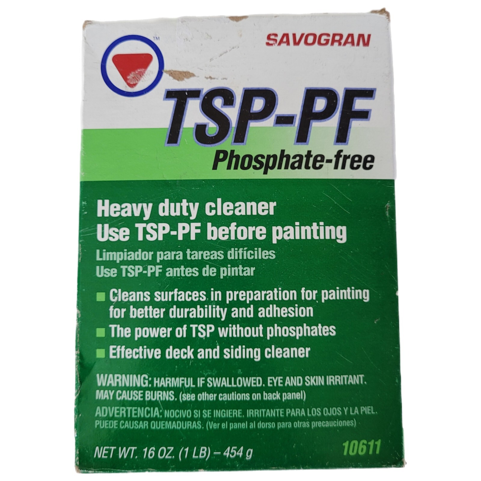 SAVOGRAN COMPANY 1LB TSP PHOSPHATE FREE HE Heavy Duty Cleaner Before Paint