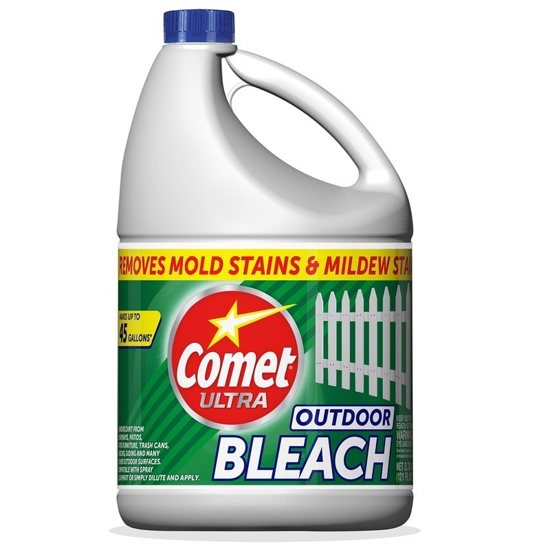 Outdoor Cleaning Bleach Concentrated Formula Mold Mildew Vertical Surfaces 121oz