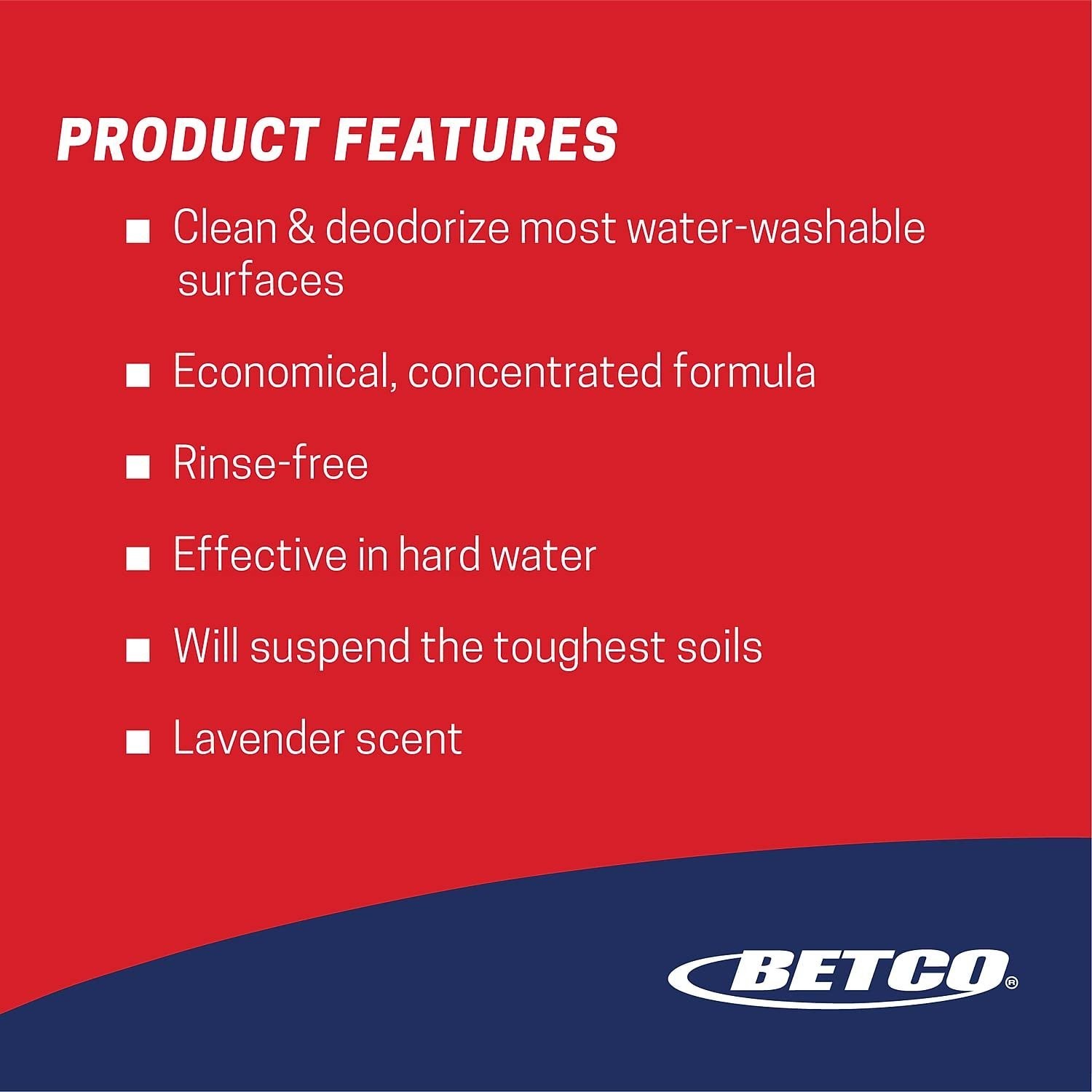 Betco 10234700 Spectaculoso Multipurpose Cleaner Lavender Scent 67.6 Oz