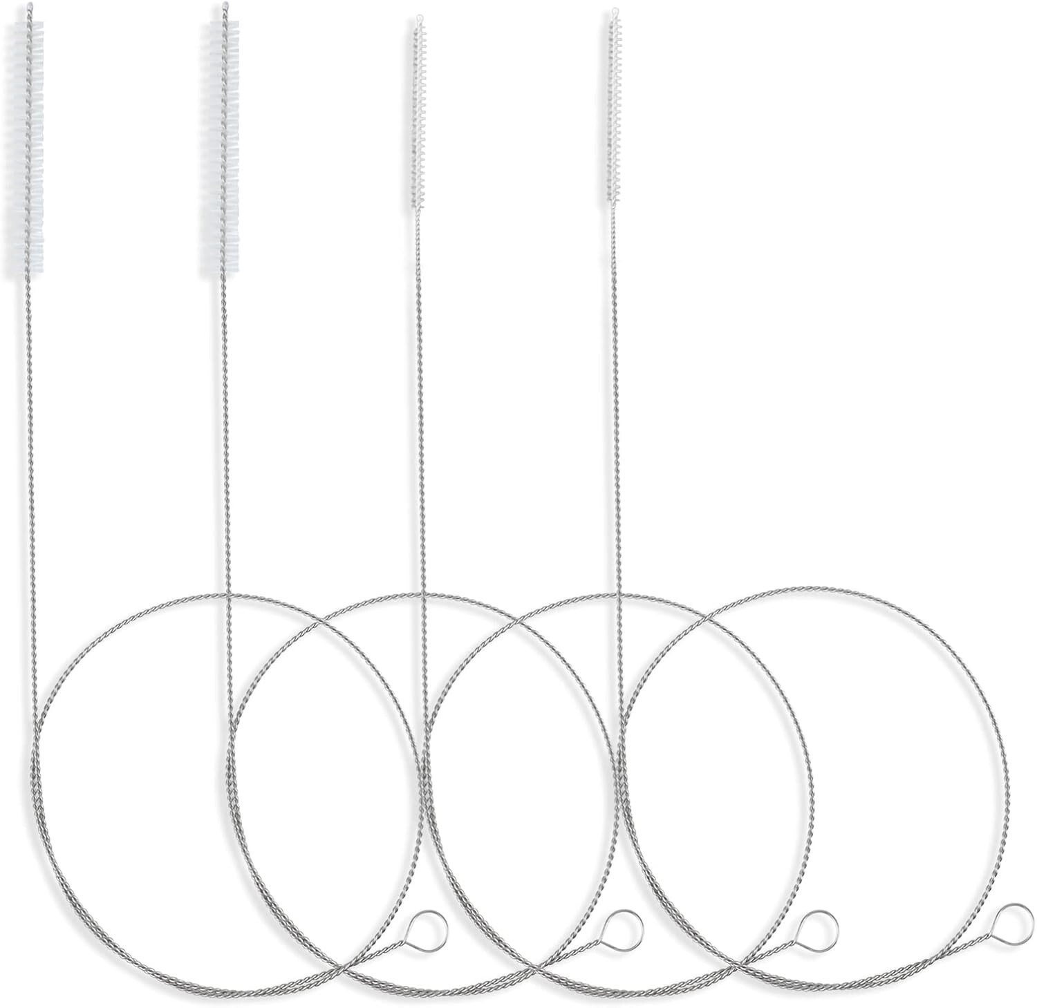 Durable Long Brush Cleaner Set for Kegerators and Siphon Hoses – 4PC