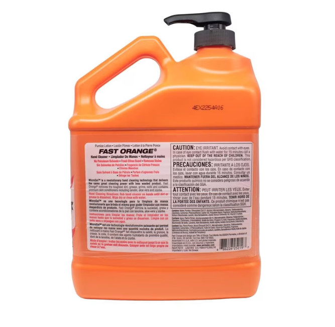 Permatex Fast Orange Pumice Hand Cleaner, 1 Gal