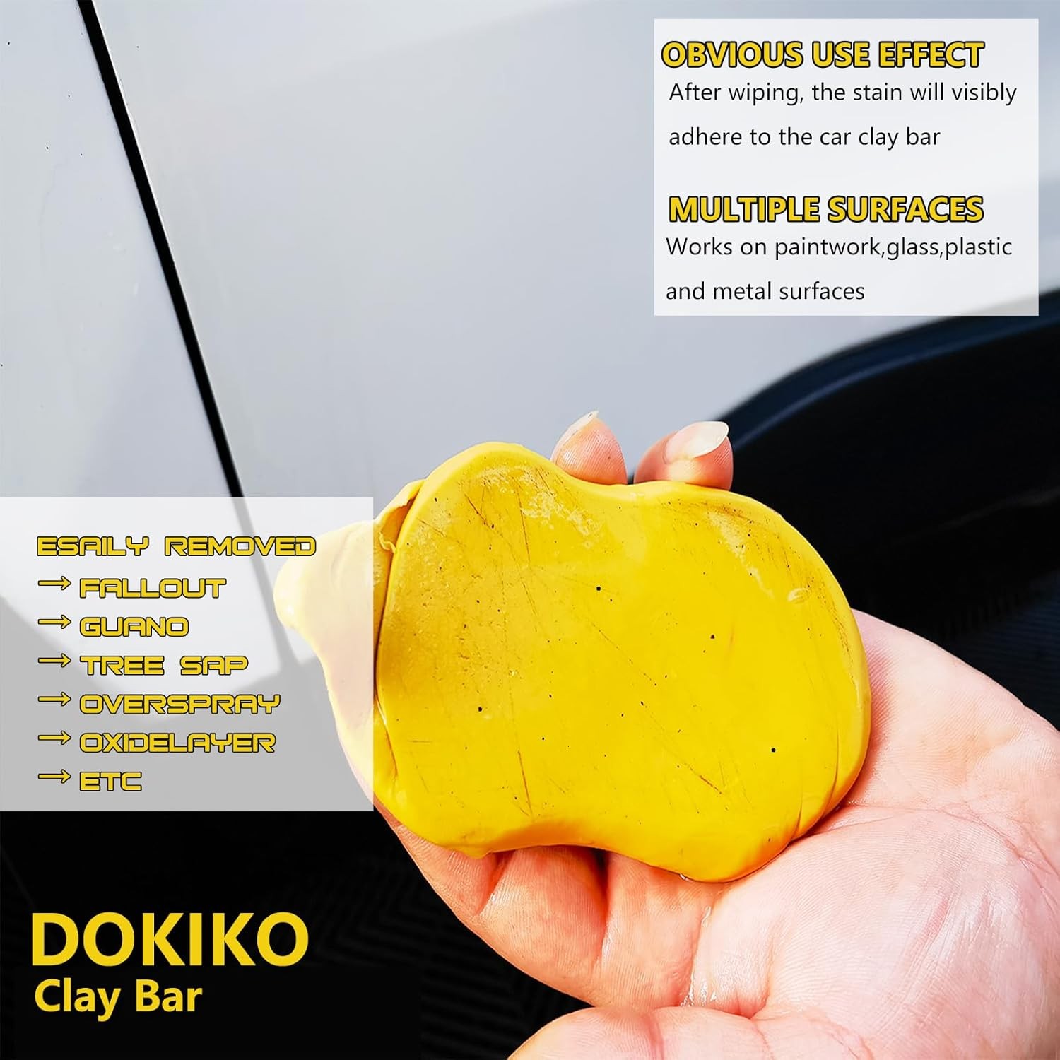 8 Pack Car Clay Bars Auto Detailing Premium Magic Car Clay Bars Kit | Adsorption