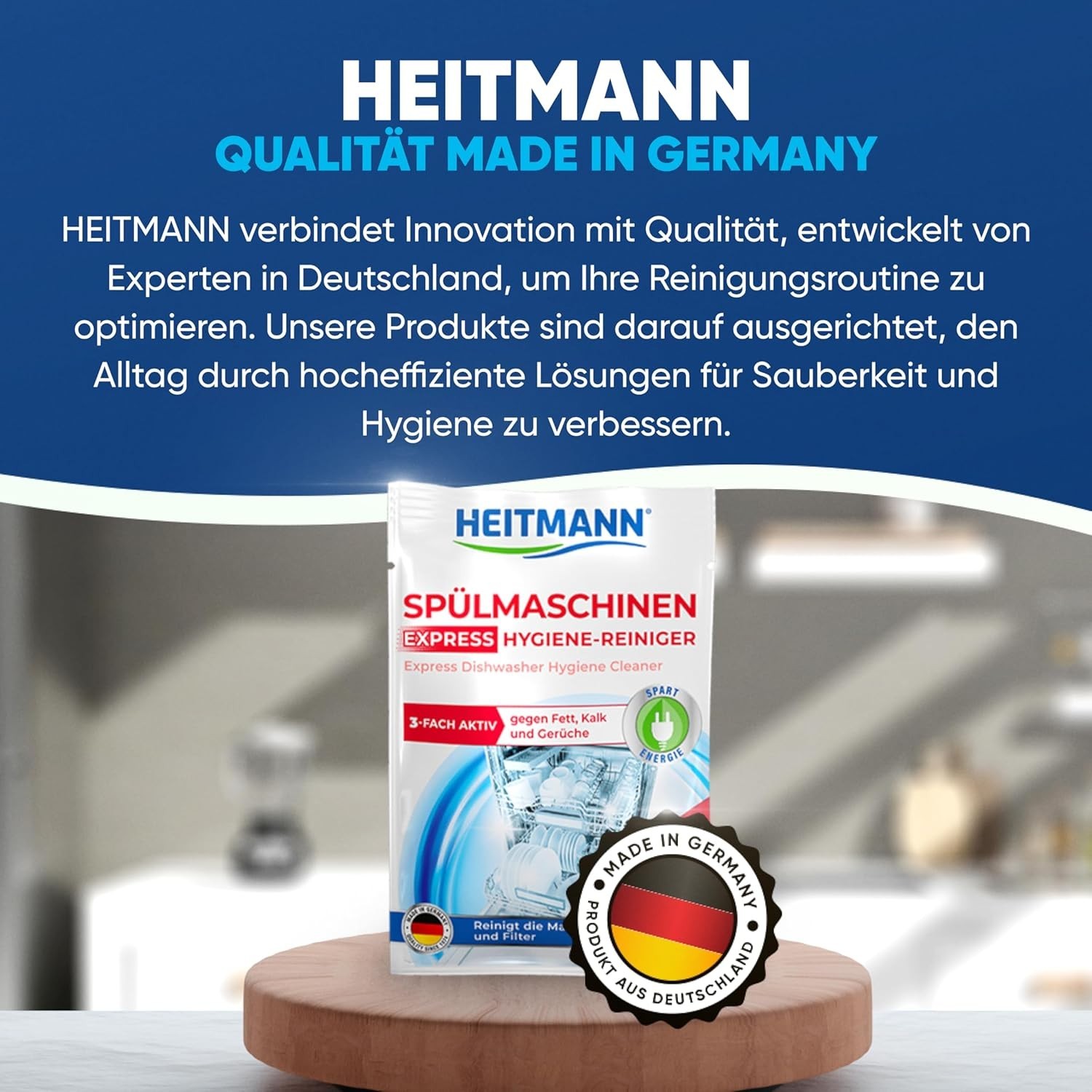 Quick & Efficient 30g Dishwasher Hygiene Solution – Cleans in Just 20 Minutes