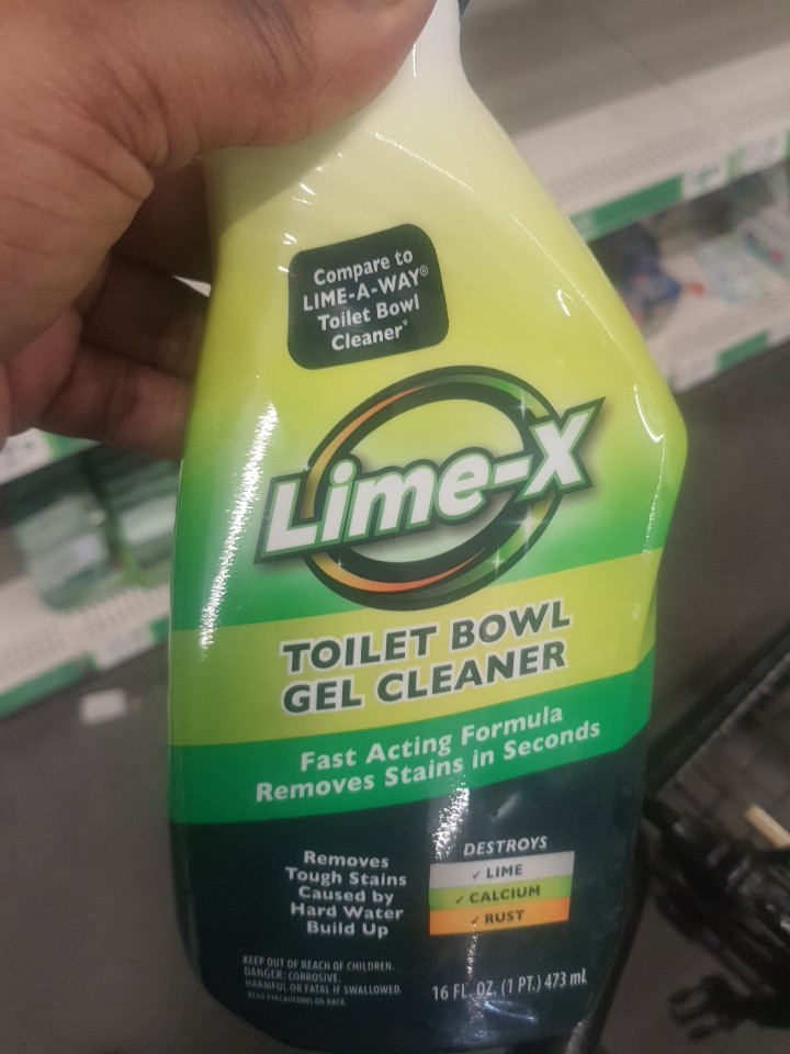 Lime-X Toilet Bowl Cleaner Gel 16 fl oz Fast Acting Lime/Rust Stain Remover